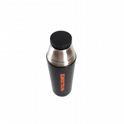 Термос Биосталь-СПОРТ с узкой горловиной, цв. черный, 1,0 л