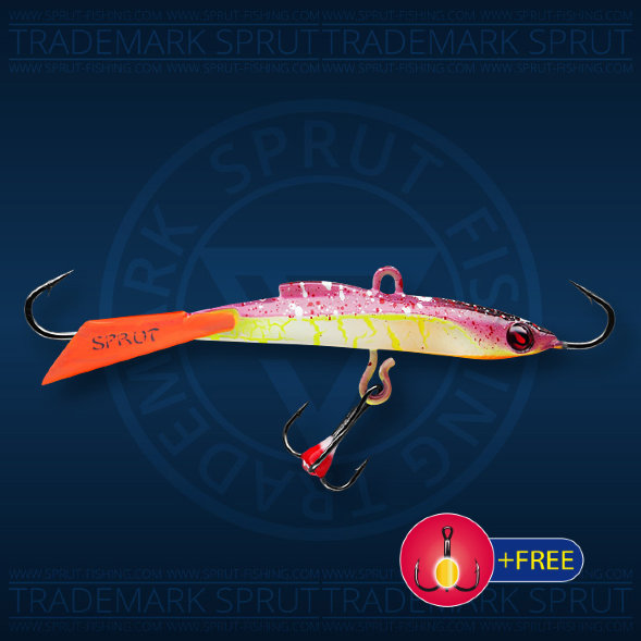 Балансир рыболовный для зимней рыбалки Sprut Usuri №7 17г 70мм WVSPK-UV+тр. с ф/к