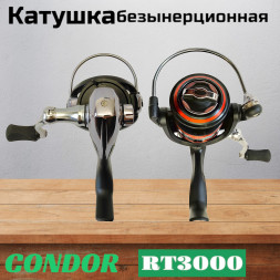 Катушка Condor RT3000, 8+1 подшипн., передний фрикцион, запасная шпуля