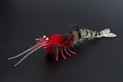 Креветка оснащенная Live Cherabin, размер 70 мм вес 7,4 гр цвет 017 2 шт